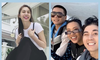 Thuỷ Tiên gửi lời cảm ơn tới những người ủng hộ; Bộ ba HLV Rap Việt đi thư giãn
