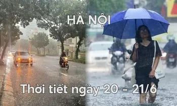 Hà Nội nắng gián đoạn, ngày oi nóng có mưa lớn về chiều và đêm