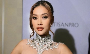 Bất chấp sự cố 'Trúc chỉ', Hoa hậu Thiên Ân vẫn tỏa sáng ở đêm bán kết Hoa hậu Hòa bình