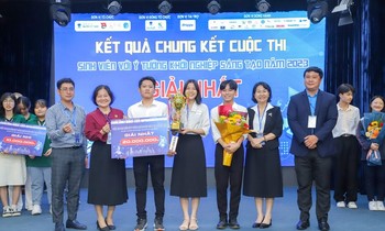 ‘Sản phẩm gia tăng hiệu suất từ dịch chiết lá bàng’ giành Quán quân cuộc thi khởi nghiệp tại TP. HCM