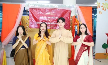Sinh viên thích thú trải nghiệm văn hóa các nước tại ‘Ngày hội Văn hóa 2024’