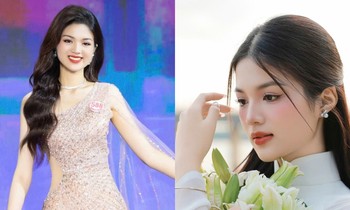 Hoa khôi có thân hình đồng hồ cát Trần Minh Thu vào chung kết 'Hoa hậu Việt Nam 2024': 'Nỗ lực để vang danh quê hương'