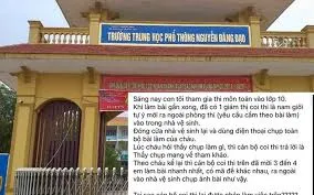 Giám thị vào nhà vệ sinh chụp ảnh bài thi; 63 giáo viên tố bị 'xù' tiền