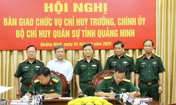 Quảng Ninh có tân Chỉ huy trưởng và Chính ủy Bộ Chỉ huy Quân sự tỉnh