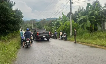 Phát hiện thi thể người đàn ông trong vườn sầu riêng