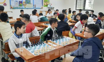 Hơn 400 kỳ thủ nhí tham gia tranh tài tại giải cờ vua Nam Thành Công lần thứ 11