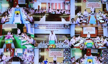 Hội nghị trực tuyến triển khai nghiệp vụ cho vay người sử dụng lao động
