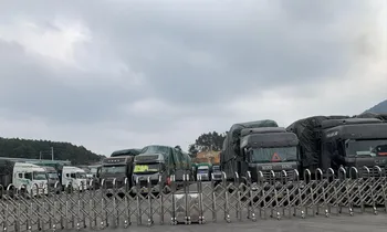 Trên 600 ô tô chở nông sản ùn tắc tại cửa khẩu Chi Ma, Lạng Sơn