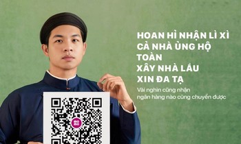 Đăng mã QR chờ lì xì ban đầu do một ứng dụng khởi xướng và thu hút khá đông người tham gia (ảnh được ứng dụng momo làm từ AI)
