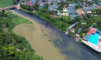 Sông Đáy đoạn qua xã Vân Côn, huyện Hoài Đức