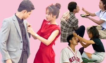 Khả Ngân hết ăn cơm chung lại sửa vest cho Thanh Sơn, bảo sao netizen nghi ngờ đang hẹn hò