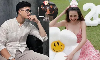 "Soái ca bánh kem" trong sinh nhật Hoa hậu Thùy Tiên: Là đồng hương của Quang Linh Vlog