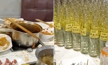 Đi ăn lẩu được dùng nước miễn phí, 6 thiếu niên uống hết 111 chai nước mận