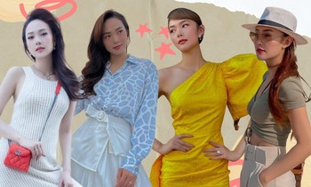 Ngoài vóc dáng chuẩn, đây là cách Minh Hằng khéo léo phối đồ để "ăn gian tuổi"