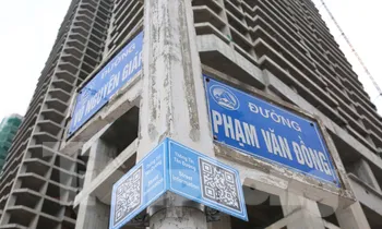 Đà Nẵng lắp QR Code giới thiệu thông tin tên đường toàn thành phố