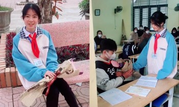 Clip nữ sinh tặng hoa cho crush trong lớp học có gì "hot" mà thu hút hơn 3 triệu lượt xem?