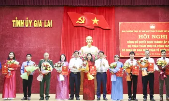 Gia Lai kiện toàn bộ máy Ủy ban MTTQ Việt Nam tỉnh