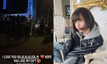 Lisa BLACKPINK dùng "ẩn thân chi thuật" nhưng vẫn bị fan phát hiện đang có mặt ở Mỹ