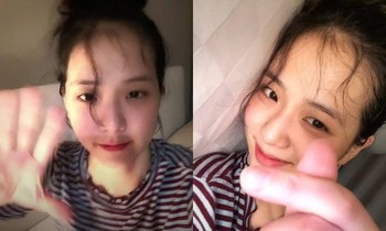 Jisoo BLACKPINK khoe ảnh selfie mới xinh rạng ngời dù chụp ở góc siêu hiểm hóc