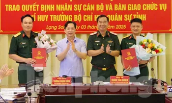 Lạng Sơn có tân Chỉ huy trưởng Bộ Chỉ huy Quân sự tỉnh