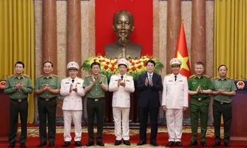 Ba Thứ trưởng Bộ Công an được thăng cấp bậc hàm Thượng tướng