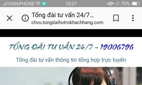 Nhiều website chăm sóc khách hàng lừa đảo người dùng