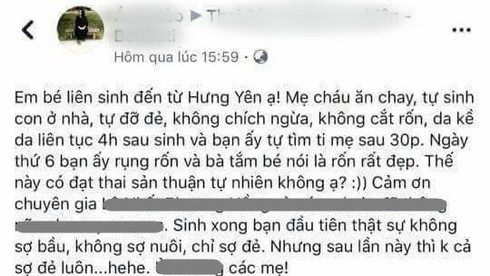 Mẹ bầu ở Hưng Yên tự đỡ đẻ: Quá nguy hiểm!