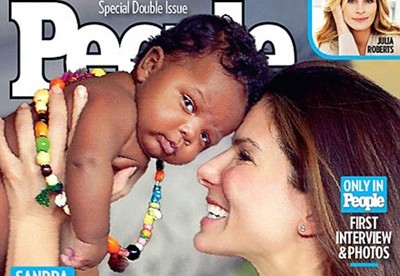Sandra Bullock khoe con nuôi trên People
