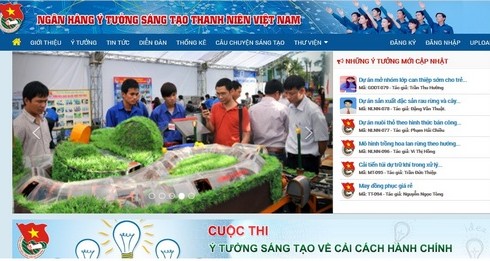 Ra mắt Cổng thông tin Ngân hàng ý tưởng sáng tạo thanh niên