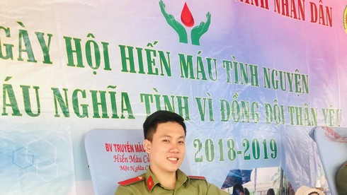 Tuổi trẻ An ninh nhân dân hiến máu vì đồng đội
