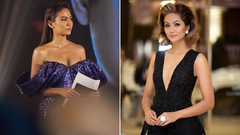 H'Hen Niê, Mâu Thuỷ gợi cảm 'bất phân thắng bại' với váy xẻ ngực sâu