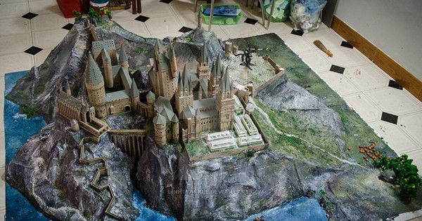 Mô Hình Nhựa 3D Lắp Ráp Harry Potter Học Viện Hogwarts 1151 6120 mảnh   ArtPuzzlevn