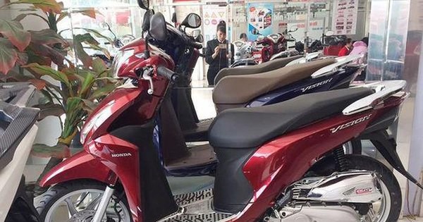 Doanh số xe máy Honda giảm mạnh trong năm 2020