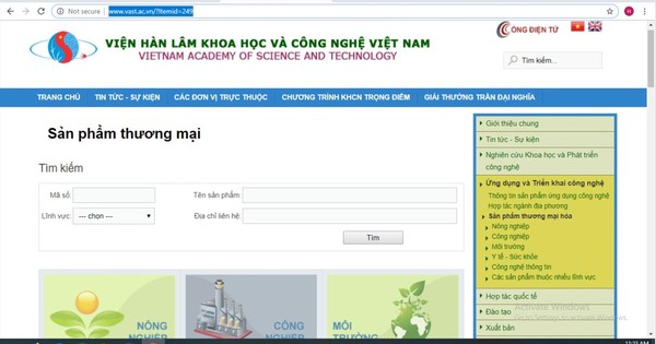 Mạo danh sản phẩm Viện Hàn lâm lừa người dùng