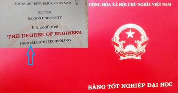 Hàng trăm bằng tốt nghiệp Đại học Sài Gòn sai... chính tả