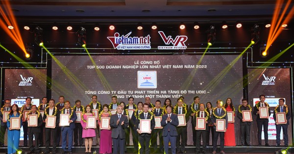 UDIC tiếp tục lọt vào top 500 doanh nghiệp lớn nhất Việt Nam