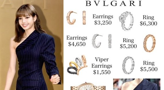 Netizen phát hiện Lisa đã từng đeo trang sức của BVLGARI trị giá 1,7 tỉ  đồng từ năm ngoái