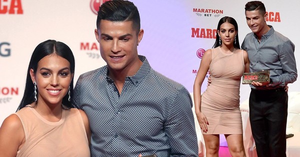 Bạn gái siêu mẫu nóng bỏng bên Cristiano Ronaldo đi nhận giải ...