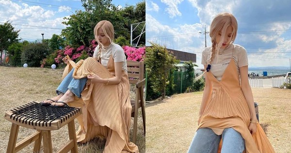 Học Rosé (BLACKPINK) phong cách váy mix cùng quần jeans “hot trend” xu  hướng mới