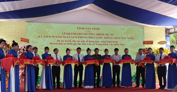 Khánh thành công trình Dự án tu bổ, tôn tạo Khu di tích Trung ương Cục miền Nam