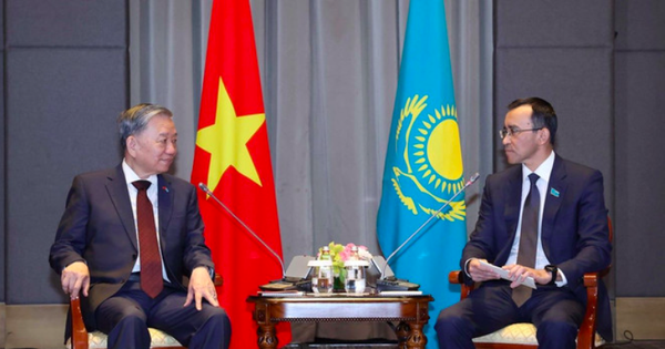 Tổng Bí thư Tô Lâm hội kiến Chủ tịch Thượng viện Kazakhstan
