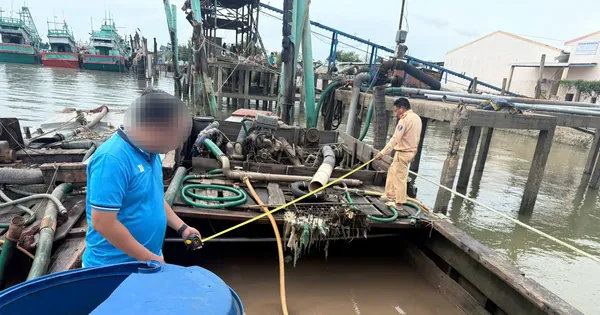 Bắt giữ 9 phương tiện, 13 đối tượng liên quan khai thác, vận chuyển cát trái phép
