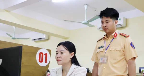 Cận cảnh quy trình Công an Hà Nội sát hạch lái xe máy