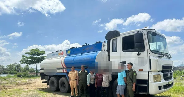 Phát hiện gần 5.000 lít dầu D.O không nguồn gốc vận chuyển trên sông Thị Vải