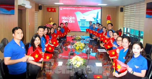 Nhiều hoạt động sôi nổi của tuổi trẻ các cơ quan Đảng tỉnh Nghệ An trong Ngày hội Đoàn viên