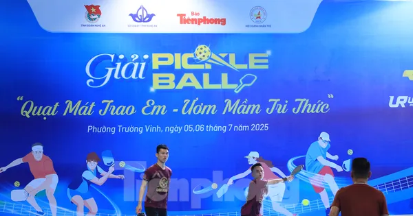 Hơn 300 vận động viên bước vào tranh tài Pickleball “Quạt mát trao em - Ươm mầm tri thức”