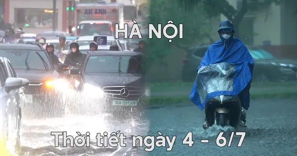 Hà Nội nhiều mây, cục bộ có mưa to những ngày đầu tháng 7