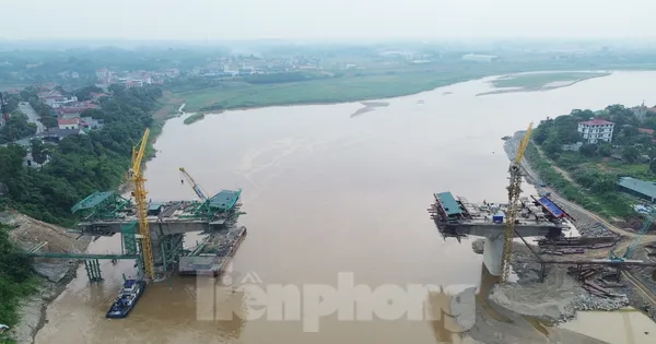 Hình ảnh cầu Phong Châu mới khi chỉ còn hơn 4 tháng nữa phải thông xe