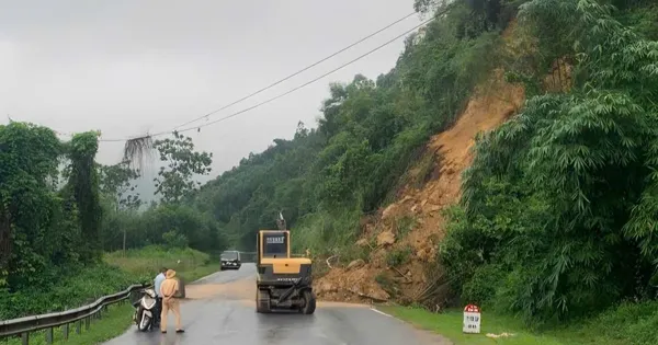 Quốc lộ 70B ở Phú Thọ khôi phục xong sạt lở, thông tuyến trở lại