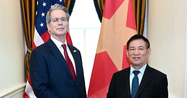 Phó Thủ tướng Hồ Đức Phớc gặp gỡ Trưởng đoàn đàm phán Mỹ